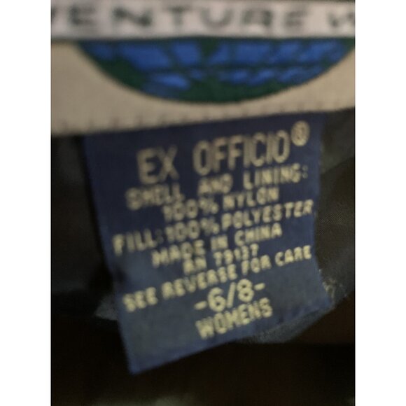 Quilted Outdoor Hunter Fishing Vest w Matching Bandana Ex Officio Ladies Medium - Picture 10 of 15